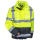 Men's Waterproof Lime High-Visibility Work Jacket